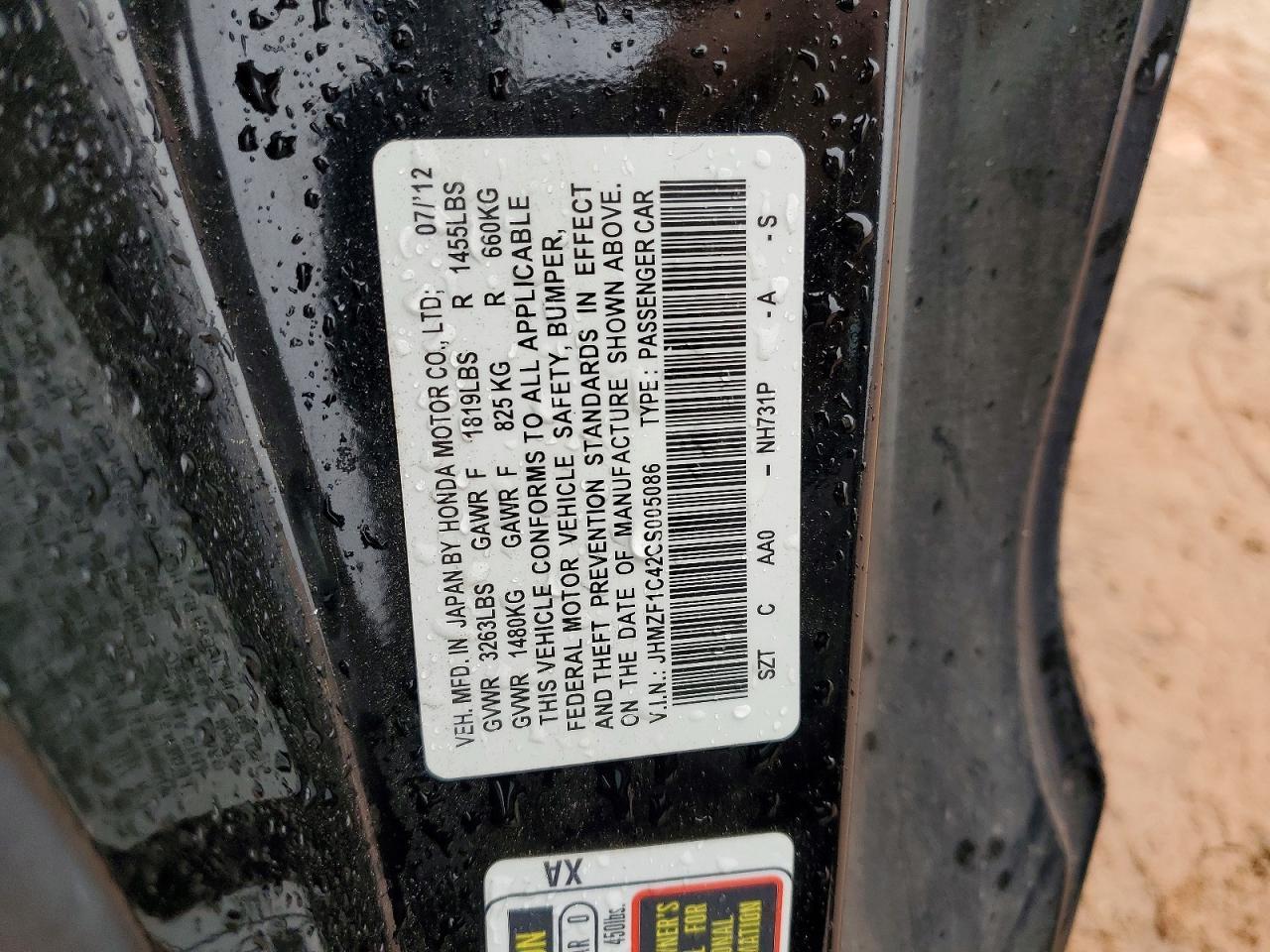 2012 Honda Cr-z