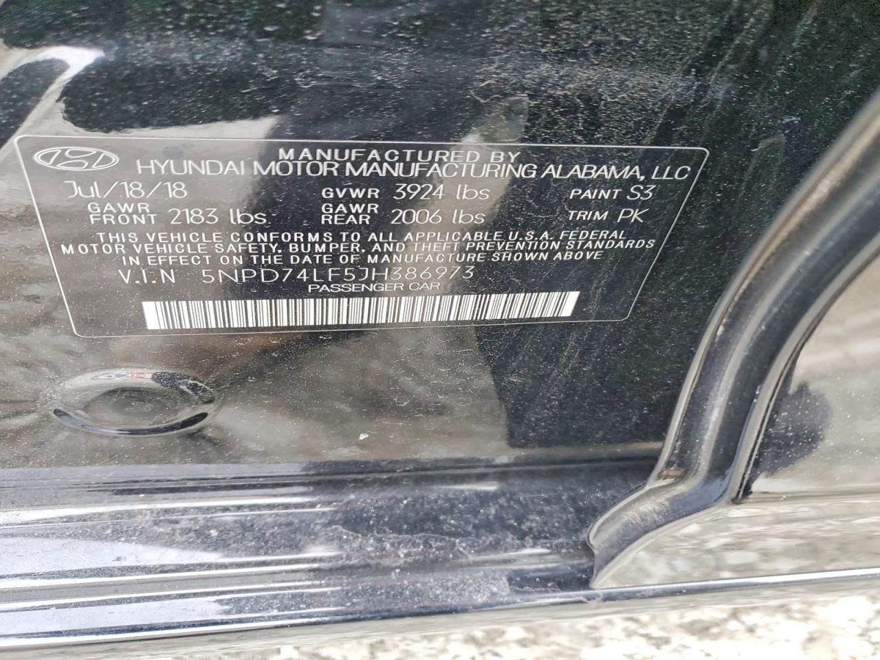 2018 Hyundai Elantra se