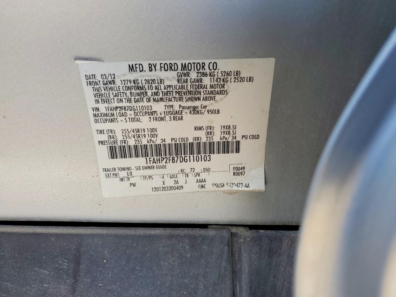 2013 Ford Taurus Limited