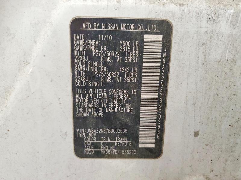2011 Infinity Qx56 Base
