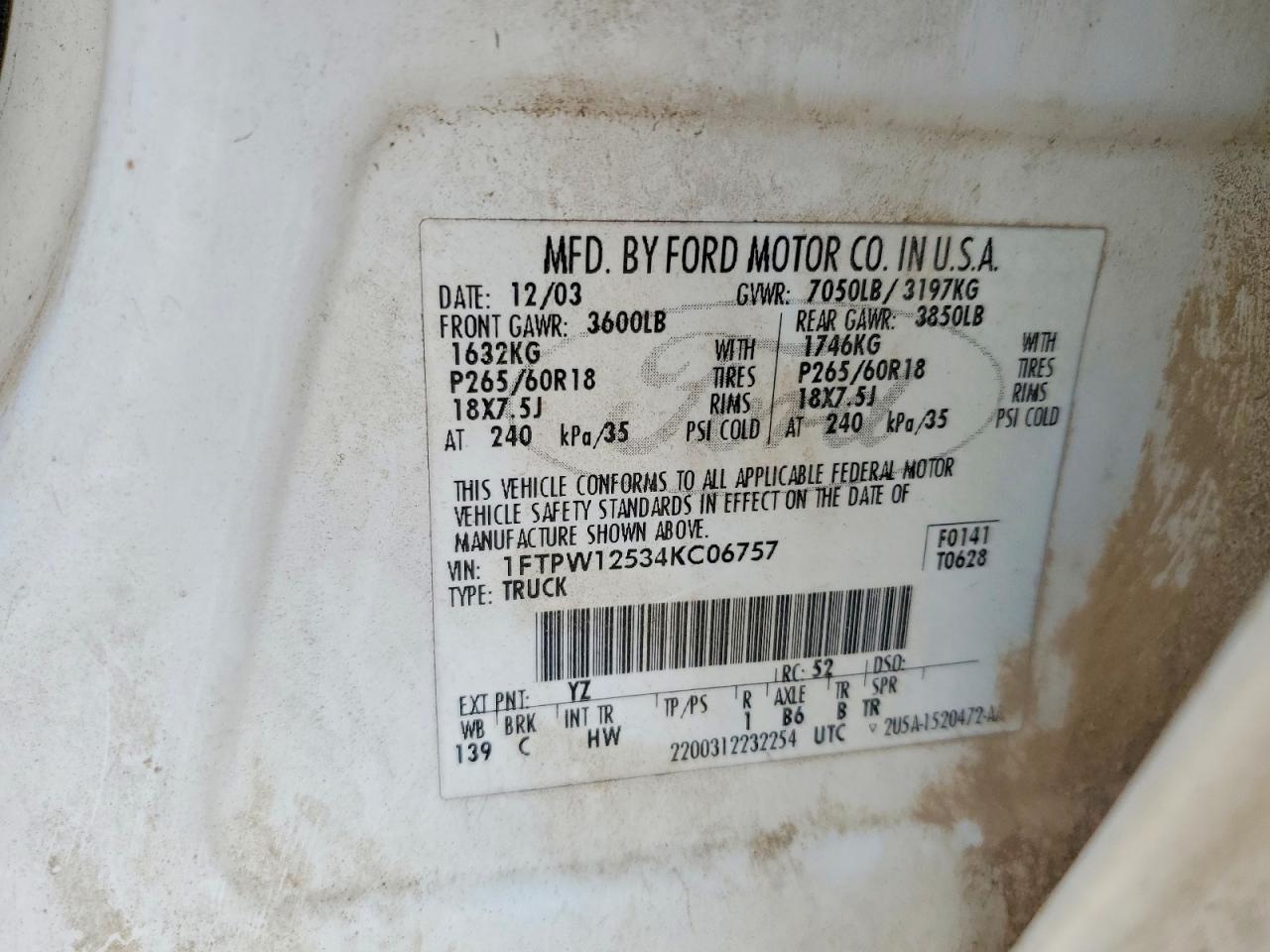 2004 Ford F 150
