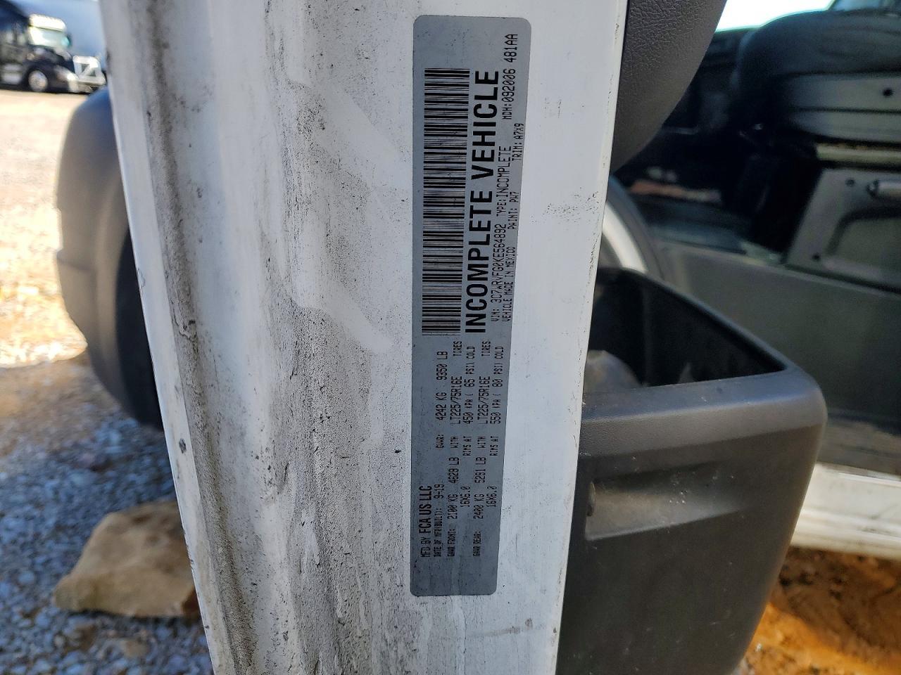 2019 Dodge RAM Promaster 3500 3500 Standard