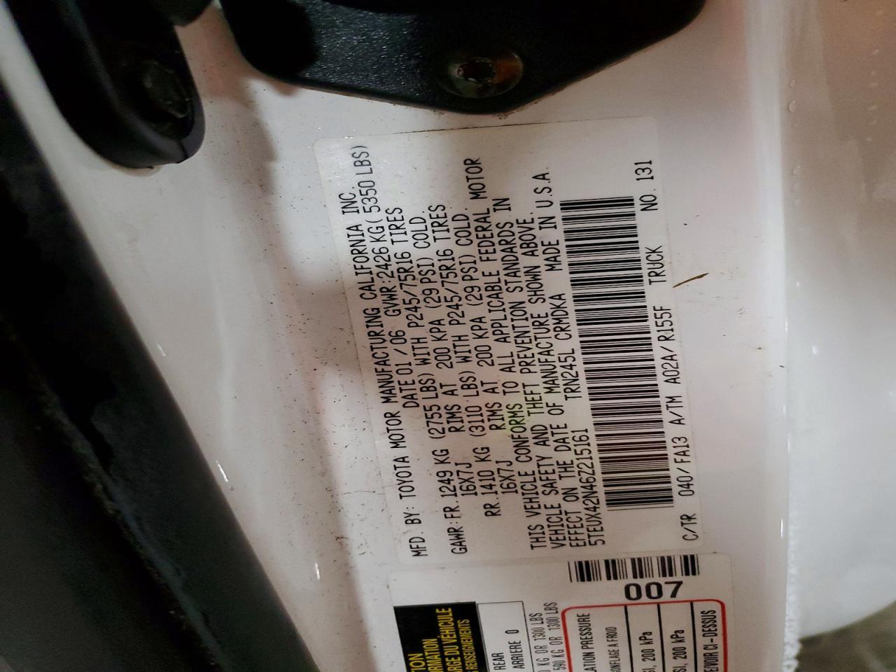 2006 Toyota Tacoma Base