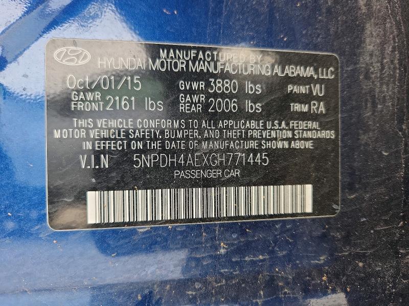 2016 Hyundai Elantra se