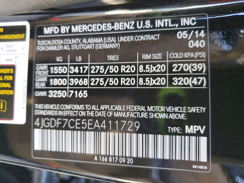 2014 Mercedes-Benz Gl 450 4matic
