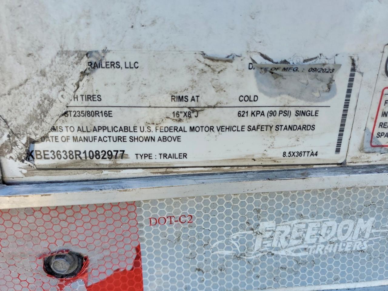 2024 Freedom 8.5X36TTA4 Enclosed Cargo Trailer