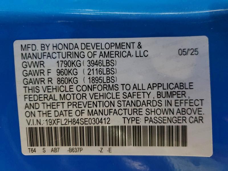 2025 Honda Civic Sport