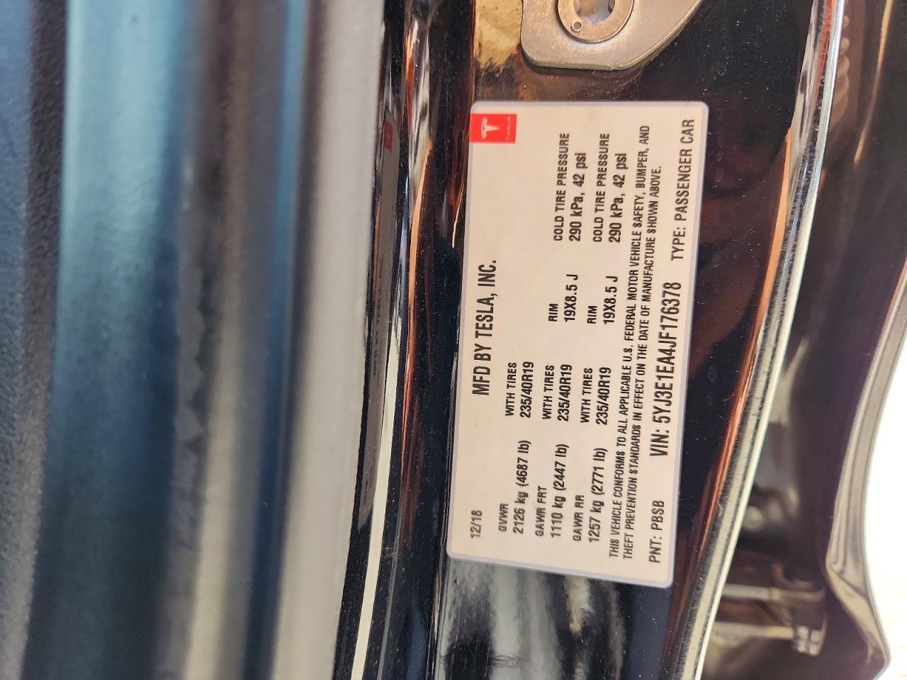 2018 Tesla Model 3