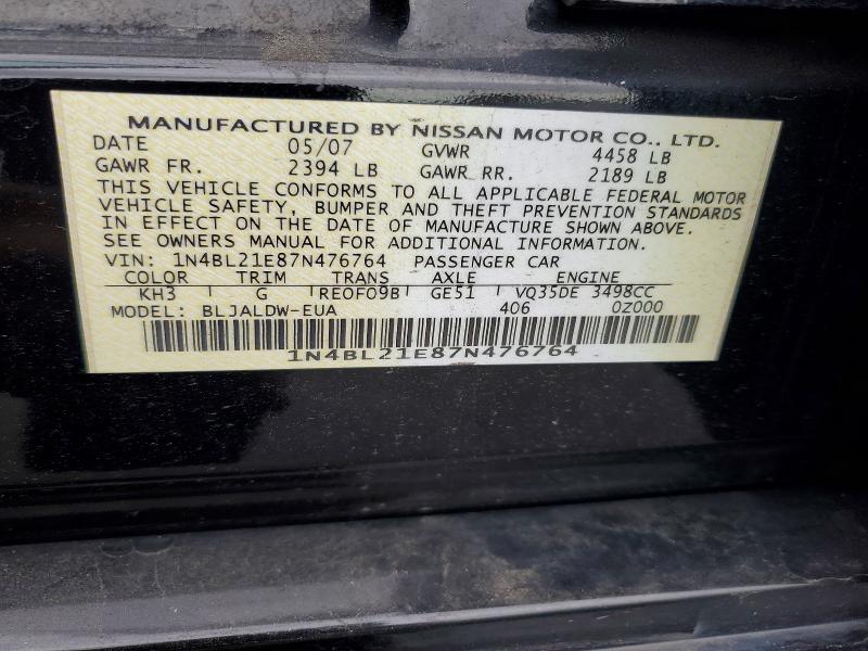 2007 Nissan Altima 3.5 se