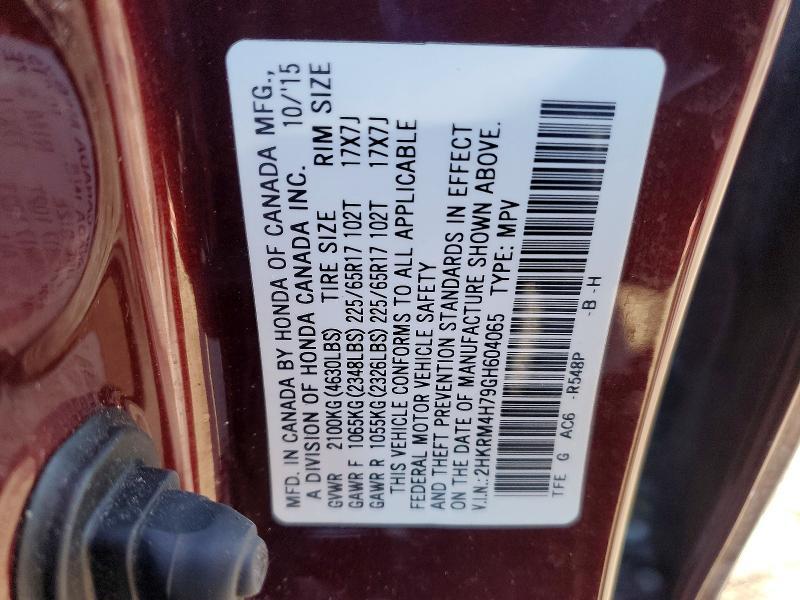 2015 Honda Cr-v exl