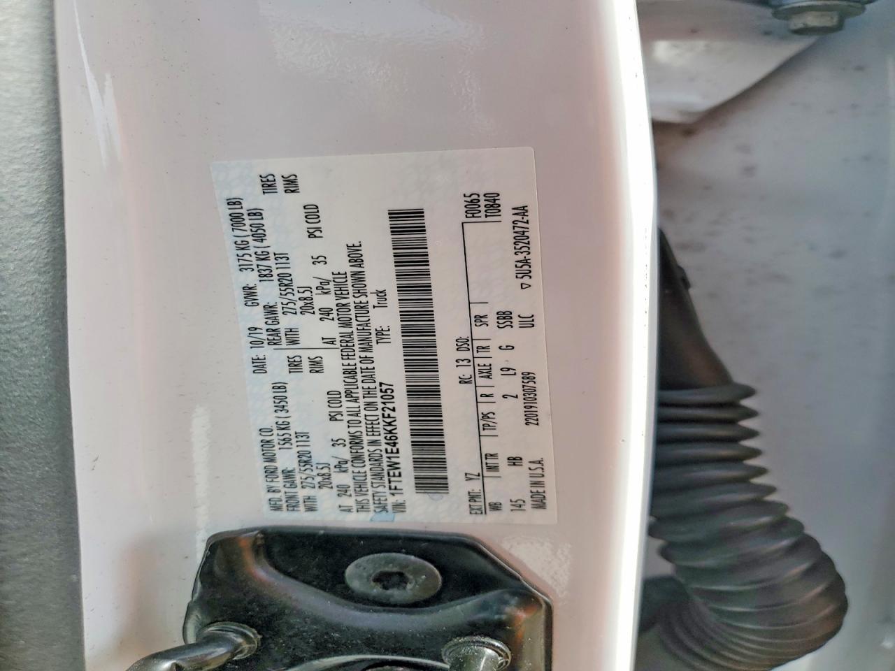 2019 Ford F150 Supercrew