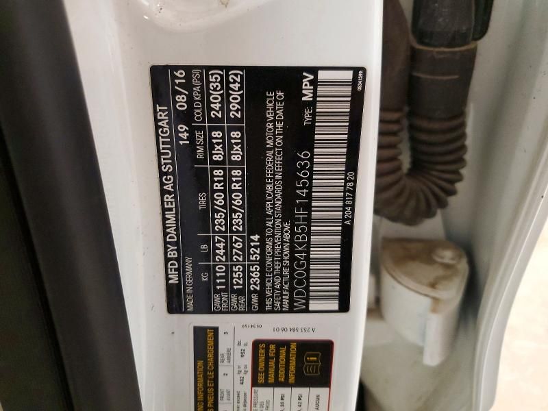 2017 Mercedes-Benz Glc 300 4matic