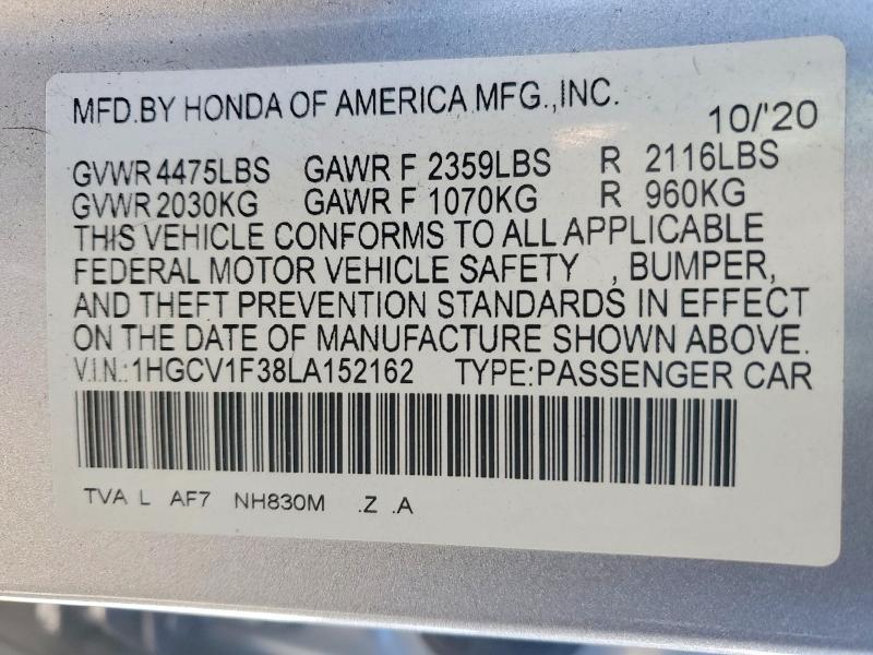 2020 Honda Accord Sport