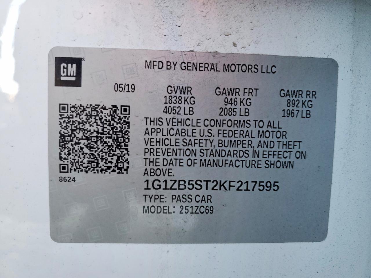 2019 Chevrolet Malibu ls