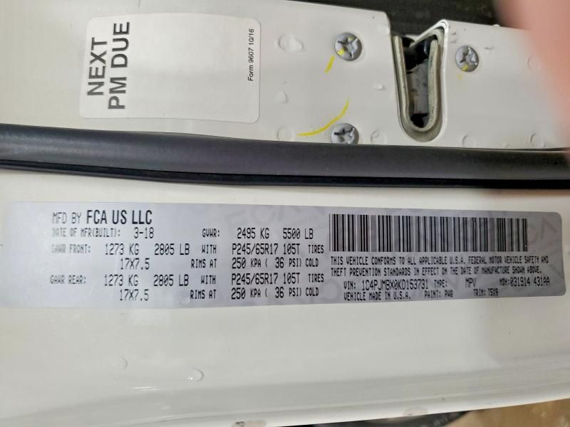 2019 Jeep Cherokee Trailhawk