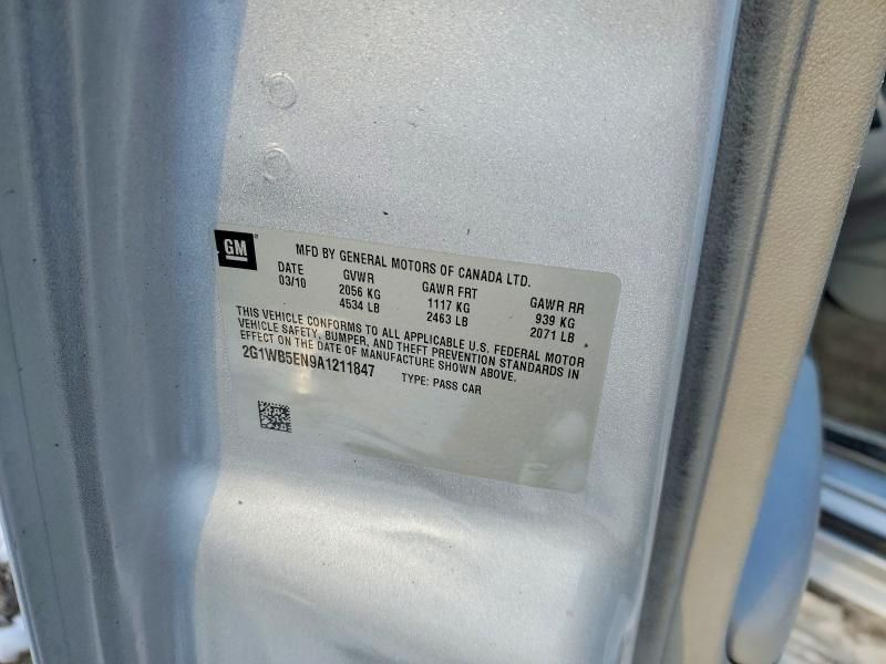 2010 Chevrolet Impala lt