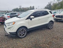 2020 Ford Ecosport Titanium en venta en Riverview, FL