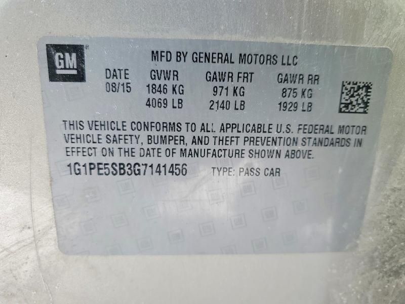 2016 Chevrolet Cruze Limited lt