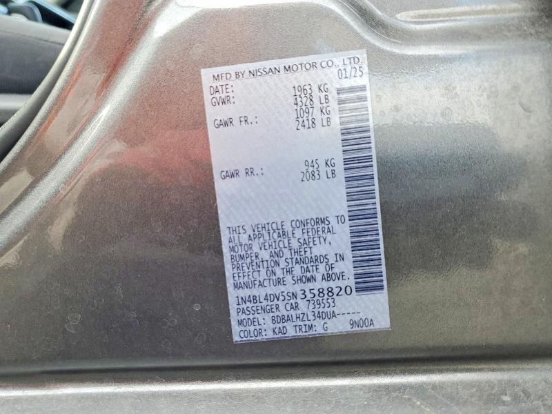 2025 Nissan Altima sv