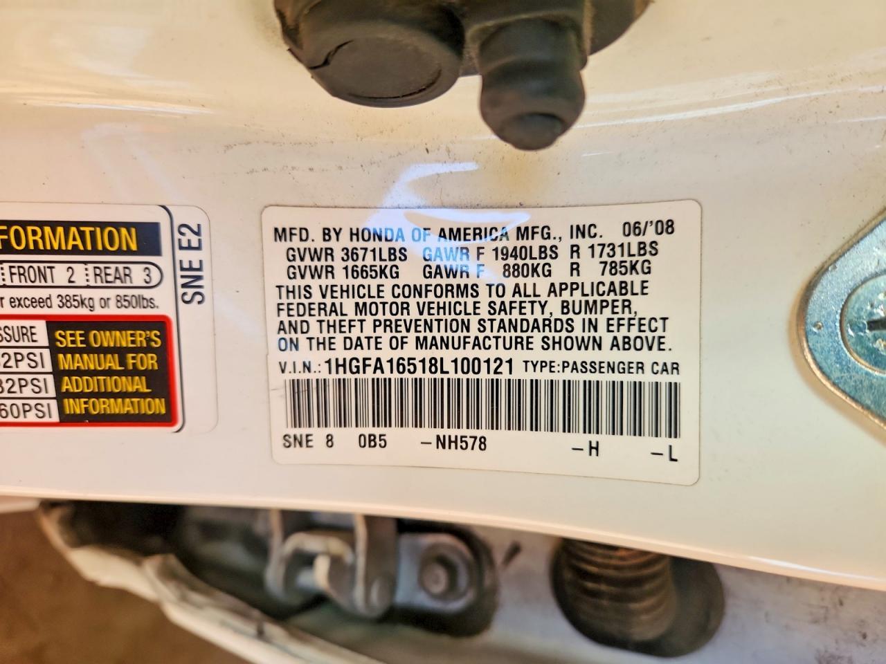 2008 Honda Civic lx