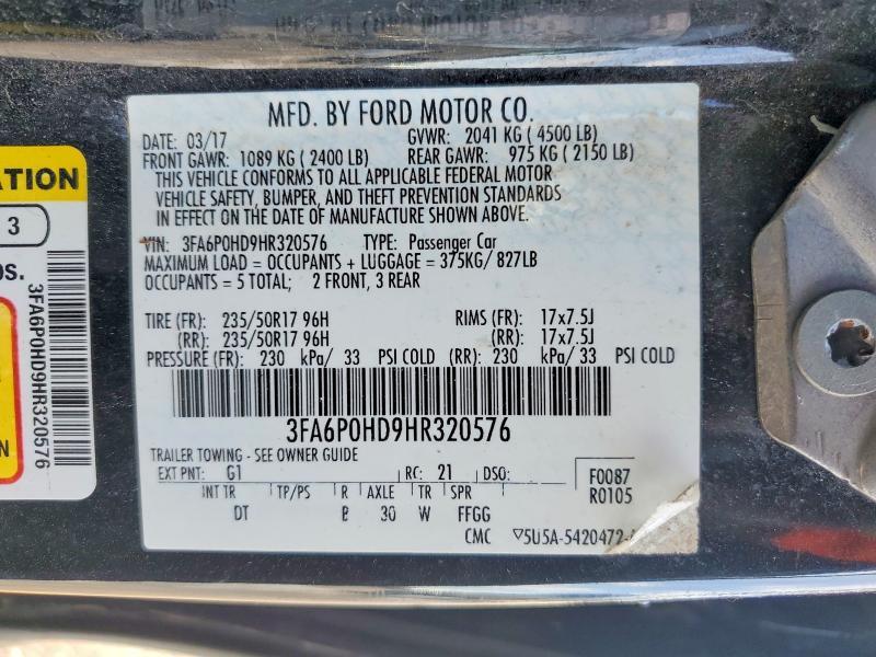 2017 Ford Fusion se