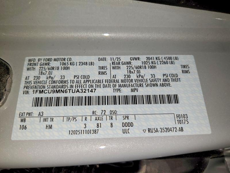 2026 Ford Escape st Line