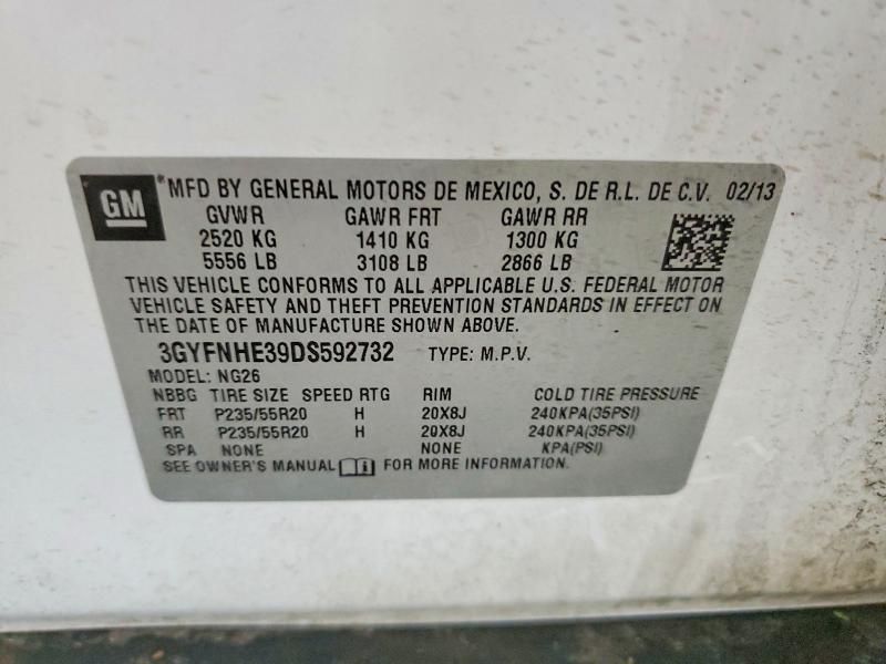 2013 Cadillac Srx Performance Collection