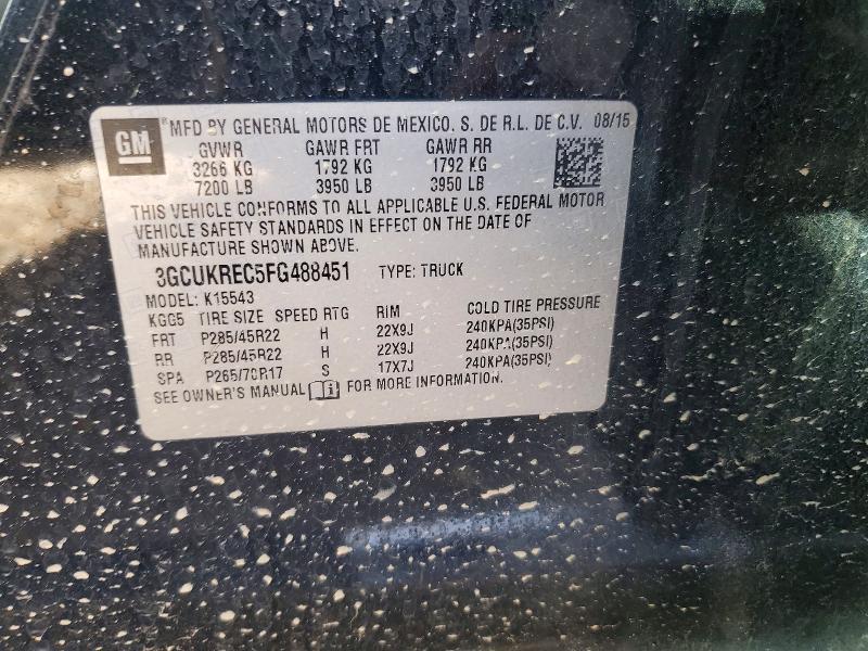 2015 Chevrolet 2015 Chev Silverado K1500 LT