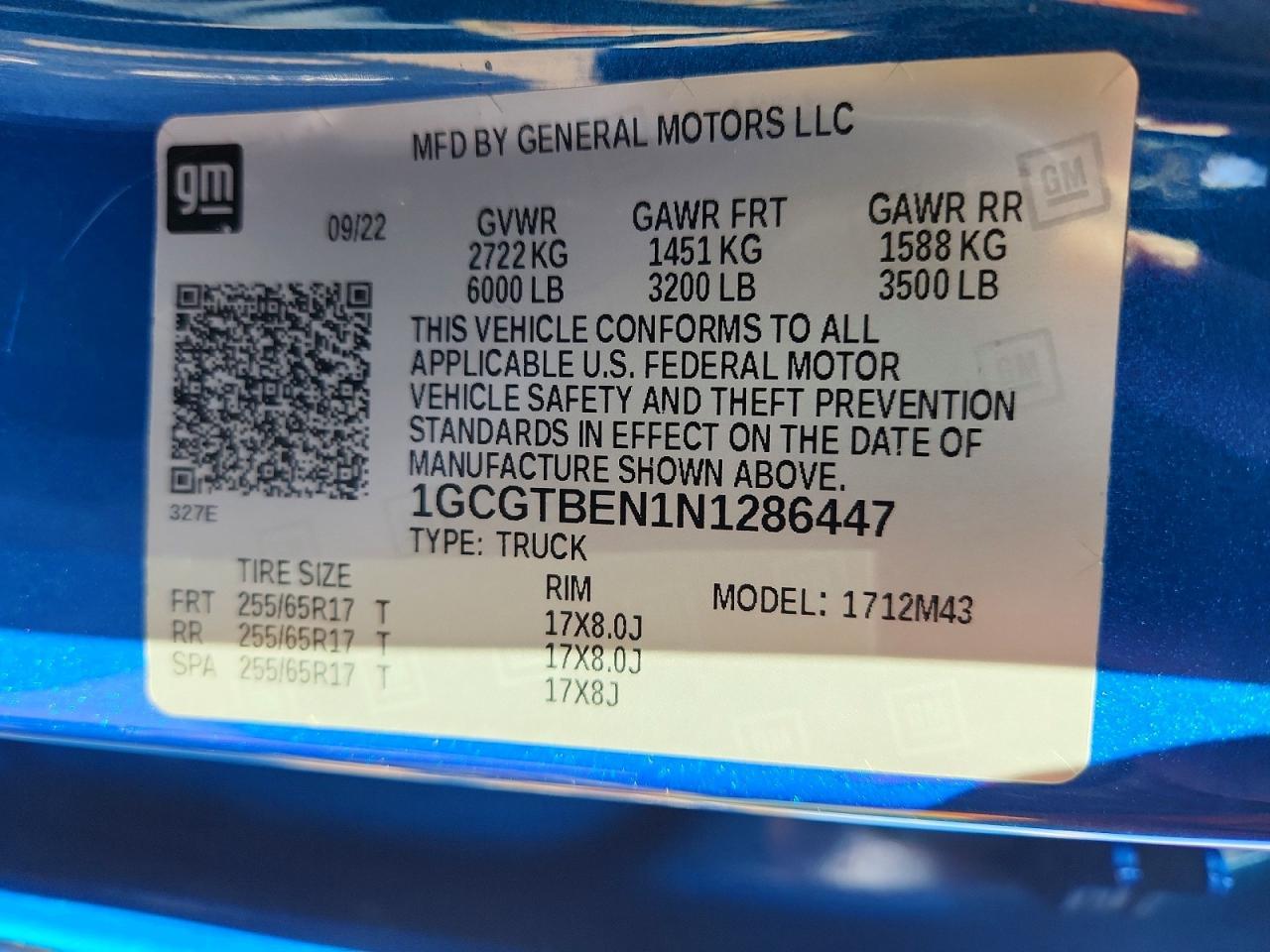 2022 Chev Colorado