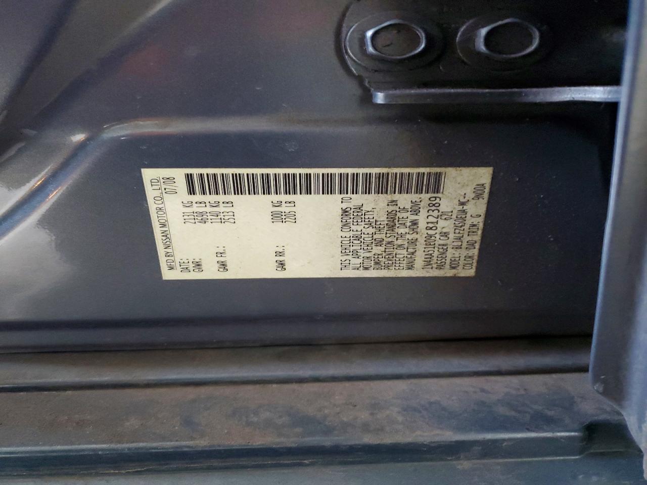 2009 Nissan Maxima 3.5 s