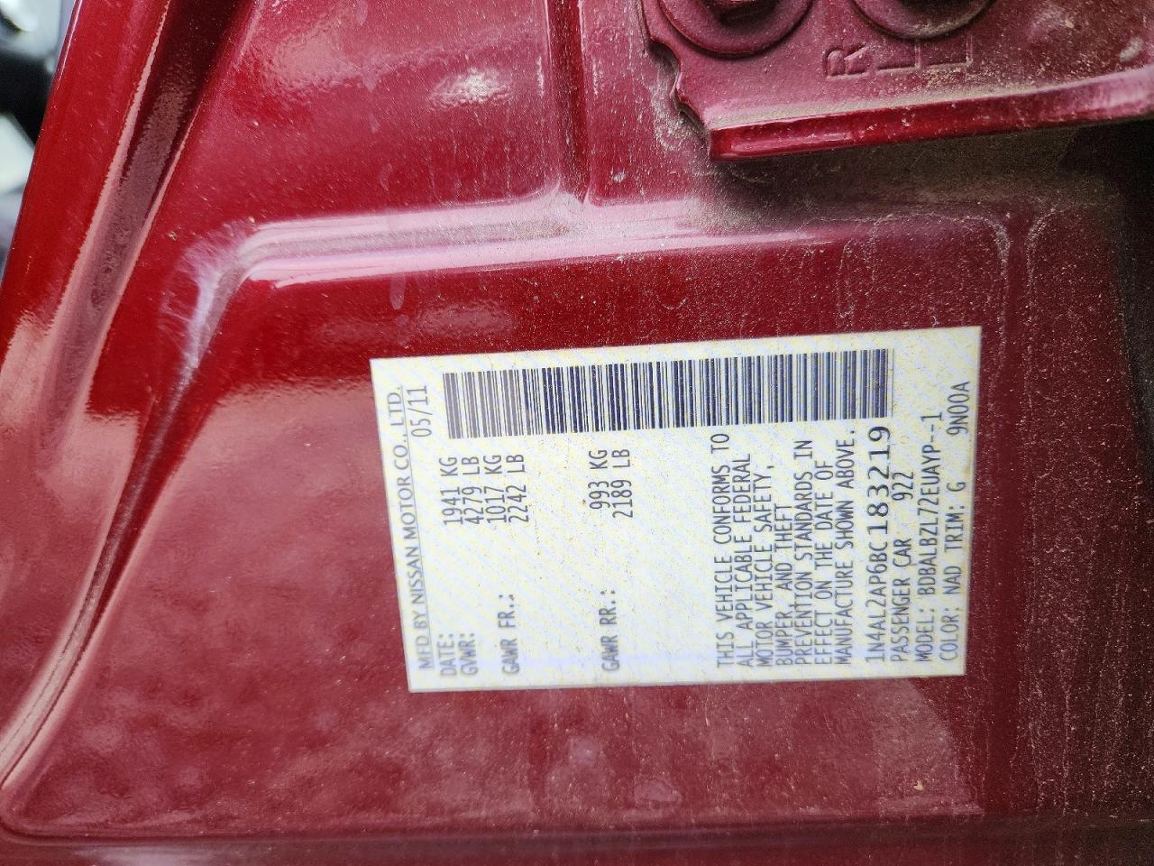 2011 Nissan Altima Base