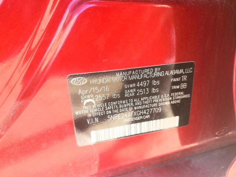2016 Hyundai Sonata se