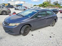 Honda salvage cars for sale: 2015 Honda Civic lx