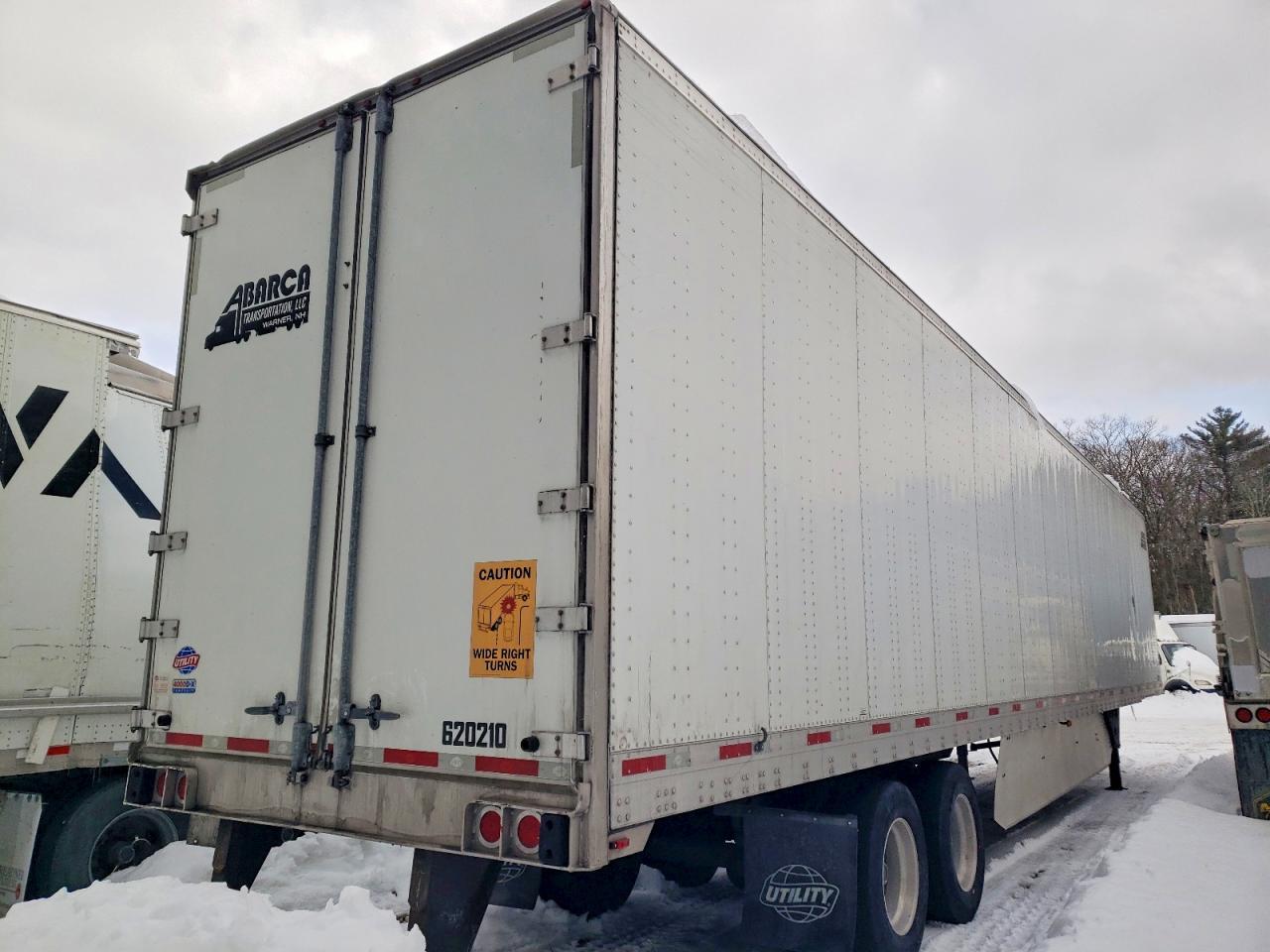 2021 Utility VS2DX DRY Van Trailer