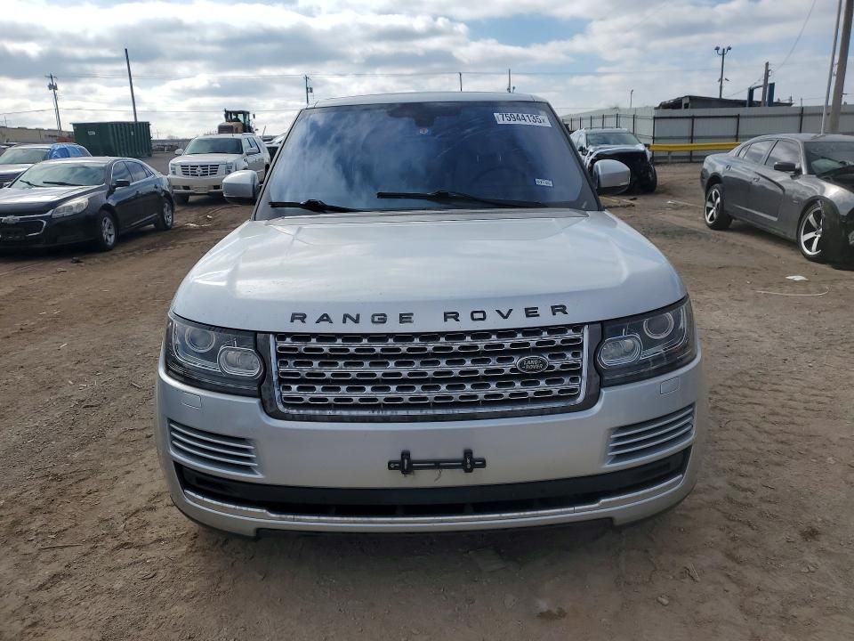 2016 Land Rover Range Rover hse