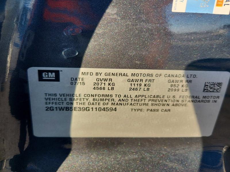 2016 Chevrolet Impala Limited lt