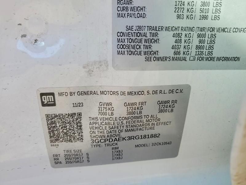 2024 Chevrolet Silverado K1500