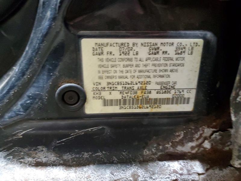 2002 Nissan Sentra xe