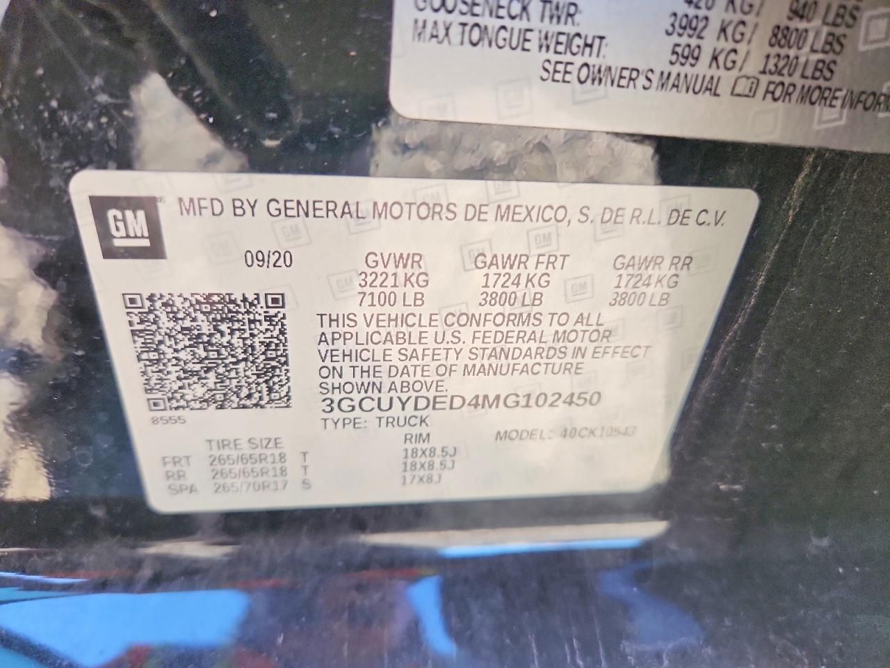 2021 Chevrolet Silverado K1500 lt