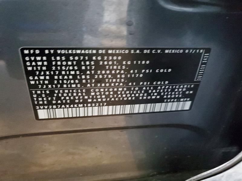 2019 Volkswagen Tiguan se