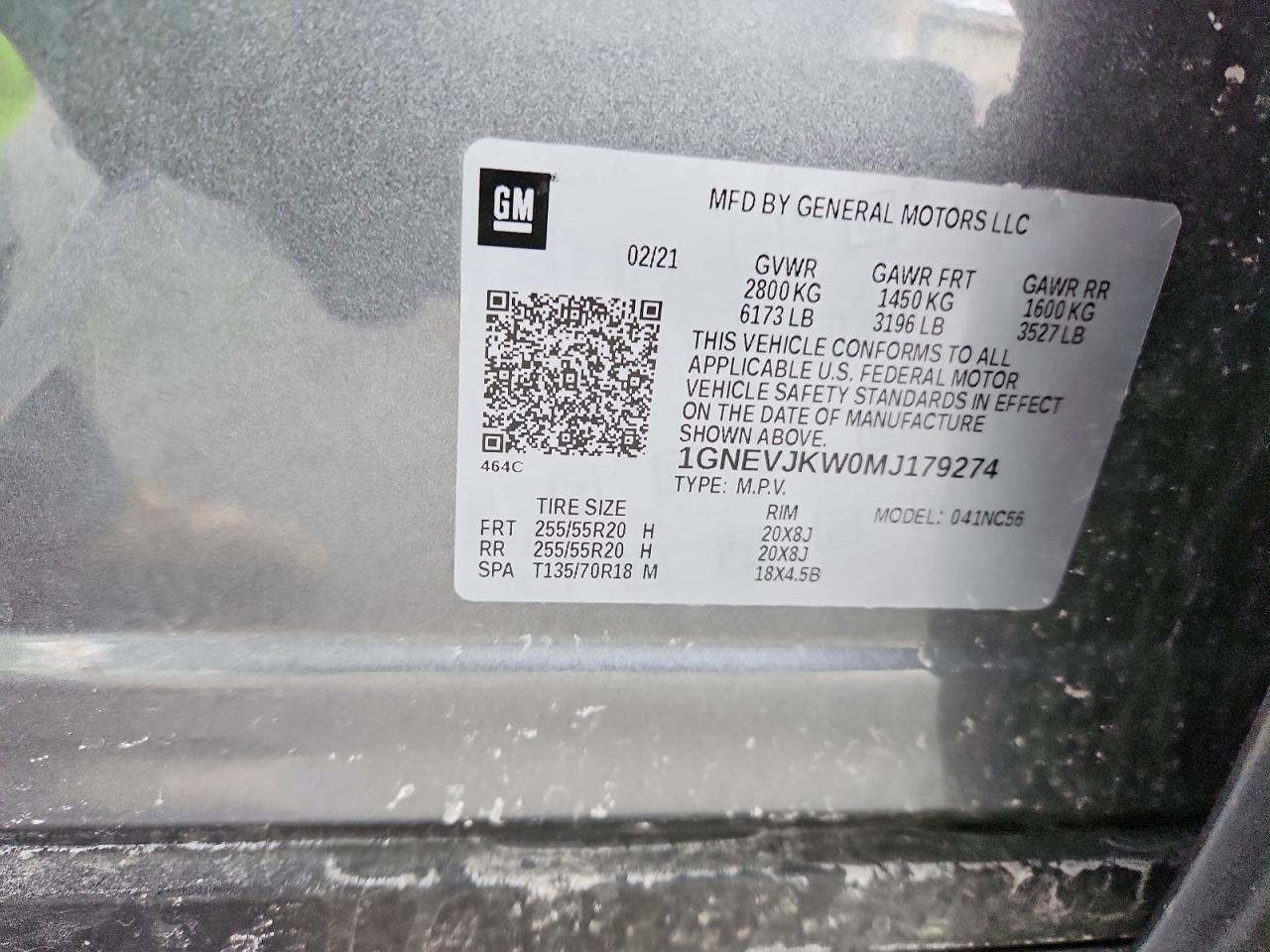 2021 Chevrolet Traverse rs