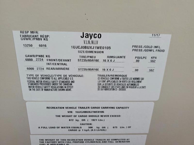 2018 Jayco Eagle