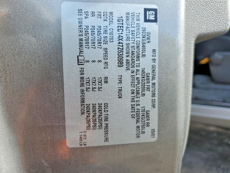 2007 GMC New Sierra C1500 Classic