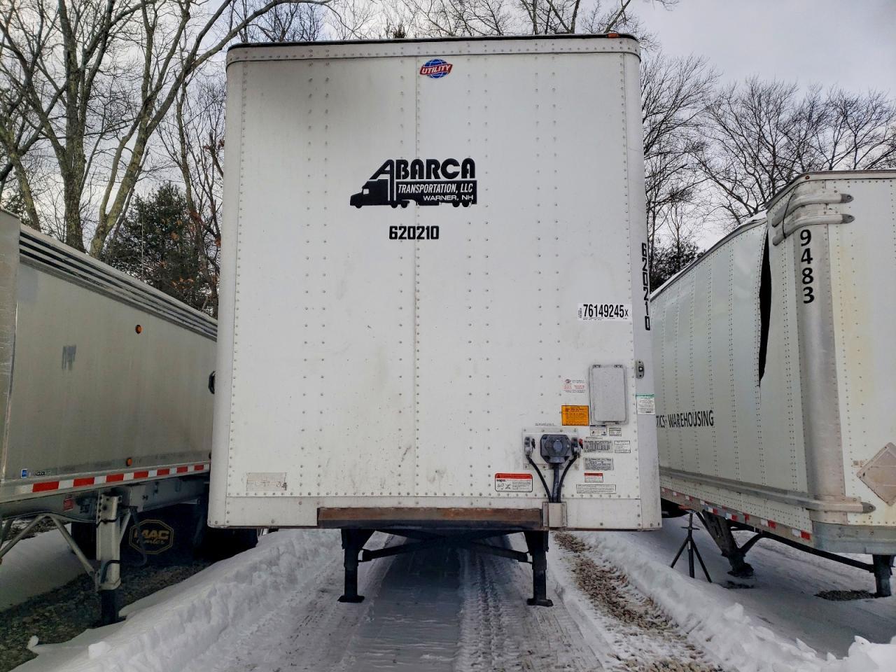 2021 Utility VS2DX DRY Van Trailer