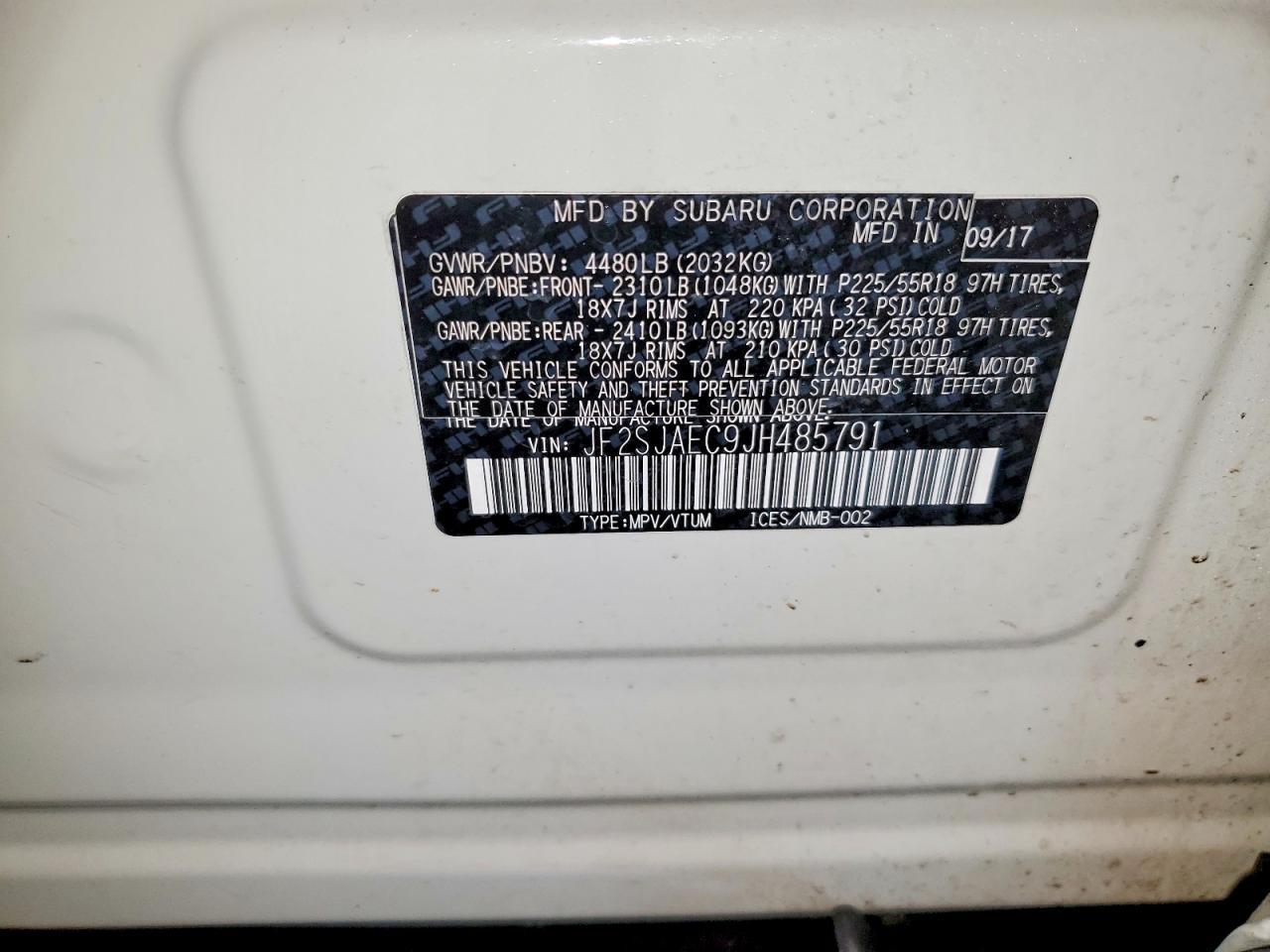 2018 Subaru Forester 2.5i Premium