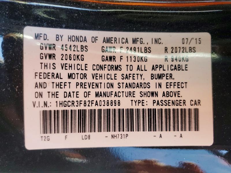 2015 Honda Accord exl