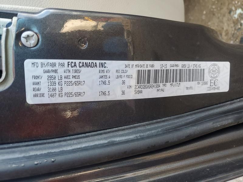 2016 Dodge Grand Caravan se