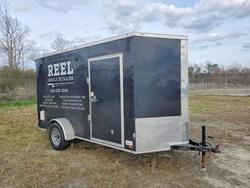 Salvage trucks for sale at Savannah, GA auction: 2024 Titanium Cargo 6X12 SA Enclosed Cargo Trailer