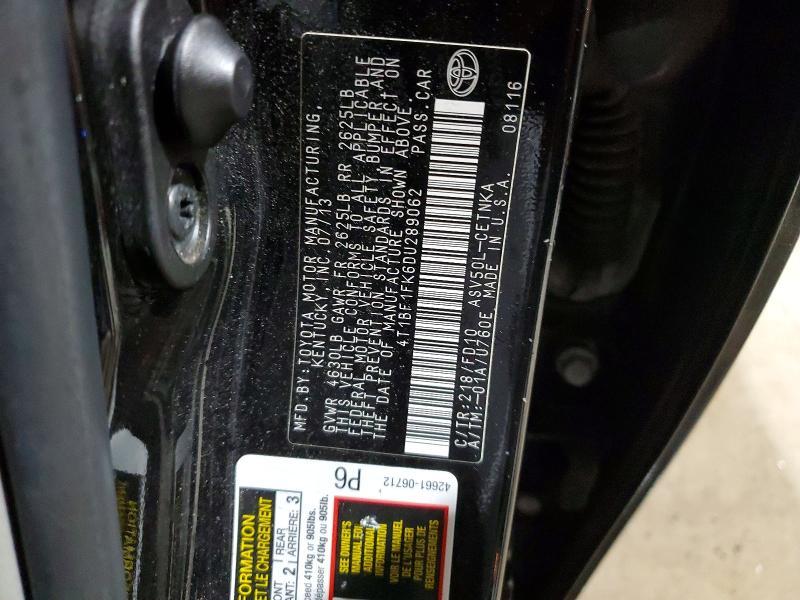 2013 Toyota Camry l