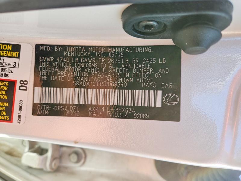 2025 Lexus Es 300h Base